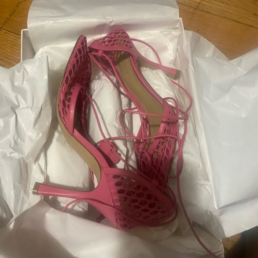 Bottega veneta mesh stretch heels